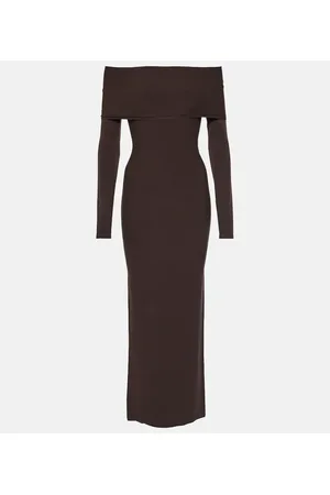 Alaïa Alaïa Vestido midi en jersey