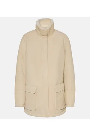 Loro Piana Chaqueta Voyageur de ante con borrego