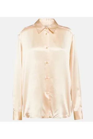 Khaite Blusa Argo de charmeuse de seda