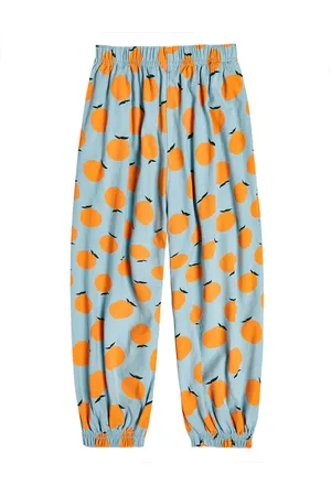 Jelly Mallow Pantalones Orange de algodón