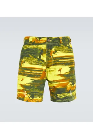 ERL Shorts de algodón estampados