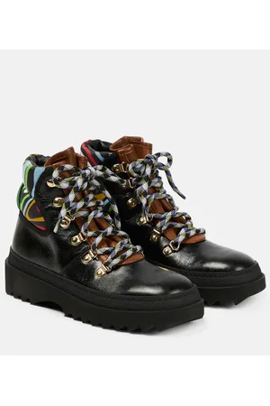 Puccini X Fusalp botines de piel estampados