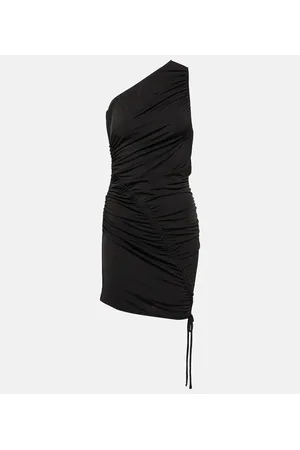 Jade Swim Vestido corto Gianna de un solo hombro