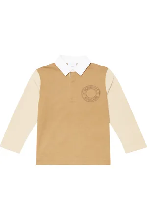 Burberry Polo con logo bordado