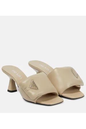 Prada Sandalias Padded de piel