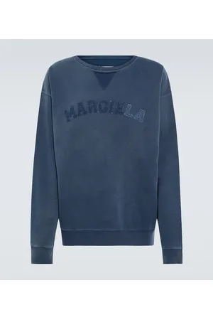 Maison Margiela Sudadera de forro polar de algodón