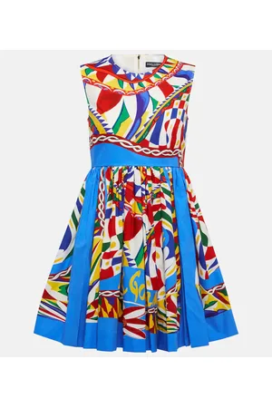 Dolce & Gabbana Vestido corto Carretto de algodón