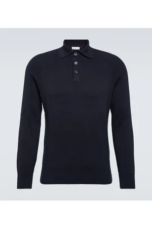Brunello Cucinelli Polo en punto de algodón acanalado