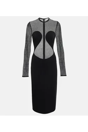Alaïa Alaïa Vestido corto con paneles