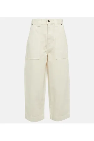 Khaite Jeans anchos Hewey de tiro alto