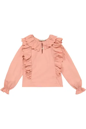 The New Society Blusa Manon de algodón con bordado