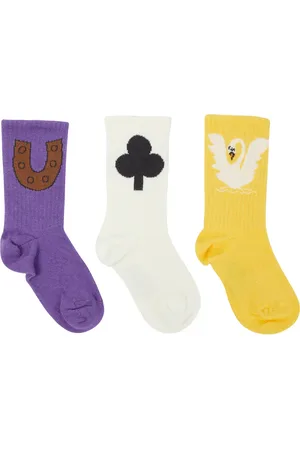 Mini Rodini Set de 3 calcetines de mezcla de algodón