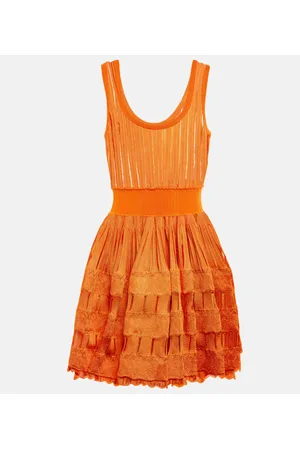 Alaïa Alaïa Vestido corto Crinoline con Lurex®