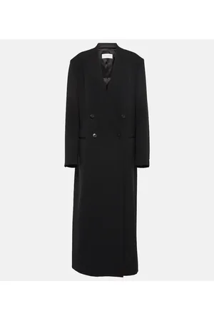 DRIES VAN NOTEN Abrigo cruzado de toile