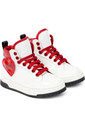 Moschino Zapatillas altas de piel