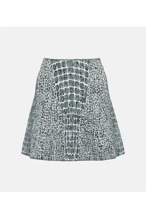 Alaïa Alaïa Minifalda estampada en jacquard