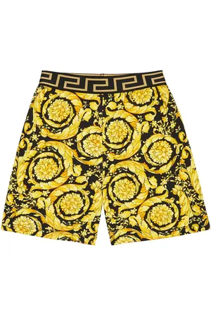 VERSACE Shorts Barocco de algodón estampados