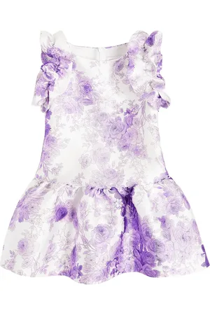 MONNALISA Vestido floral con volantes
