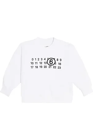 Maison Margiela Sudadera de jersey de algodón con logo