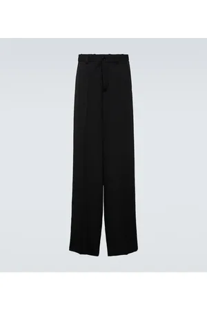 Balenciaga Pantalones anchos de lana