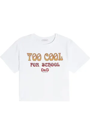 Dolce & Gabbana Camiseta en jersey de algodón con logo