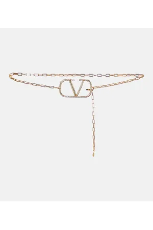 VALENTINO Cinturón VLogo de cadena adornado