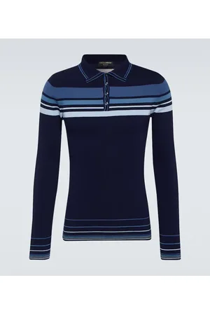 Dolce & Gabbana Polo de algodón a rayas