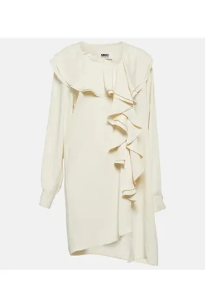 Maison Margiela Vestido corto con volantes