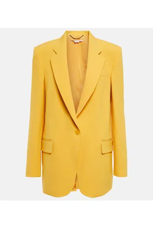 Stella McCartney Blazer de sarga en mezcla de lana