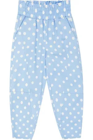 MONNALISA Pantalones de mezcla de algodón con lunares