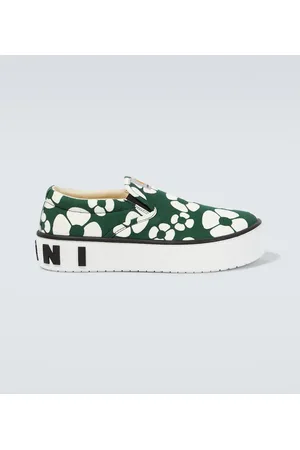 Marni X Carhartt zapatillas slip-on estampadas