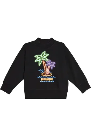Palm Angels Sudadera de jersey de algodón estampado
