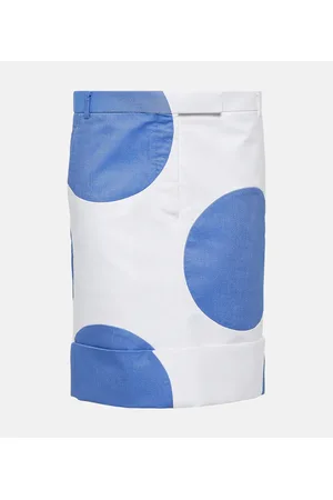 Thom Browne Minifalda de algodón con lunares