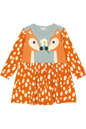 Stella McCartney Vestido de algodón estampado