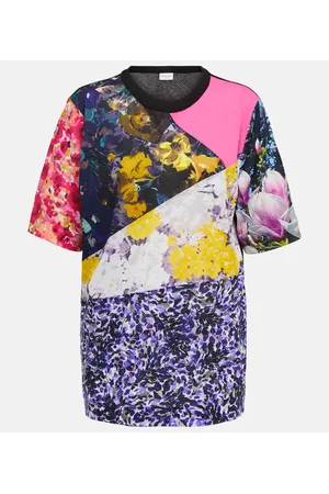 DRIES VAN NOTEN Camiseta de patchwork