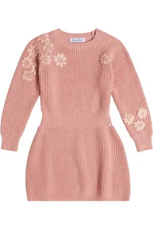 Tartine Et Chocolat Vestido de punto en algodón y lana