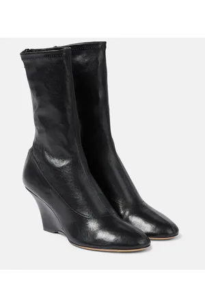 Khaite Botines con cuña Apollo de piel