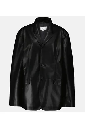The Frankie Shop Blazer Olympia de piel sintética