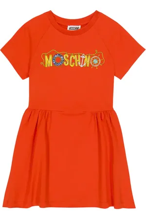 Moschino Vestido de algodón estampado