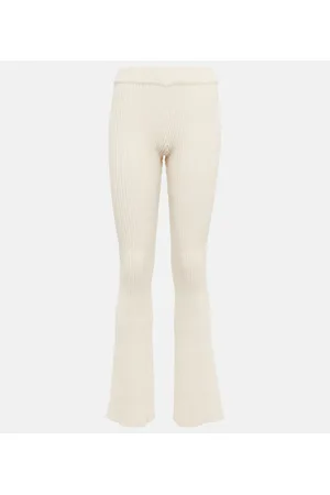 Ami Pantalones de punto acanalado