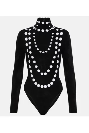 Alaïa Alaïa Body de chenilla de terciopelo