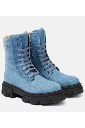 Gia Borghini Botas de combate Gia 35 en denim