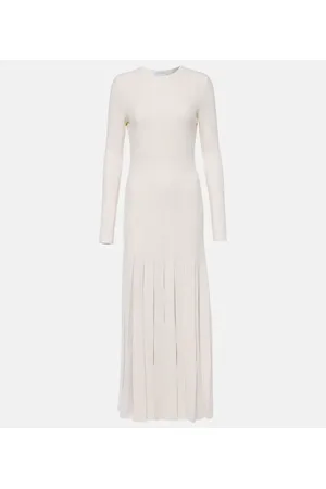 GABRIELA HEARST Vestido midi Walsh de lana y seda