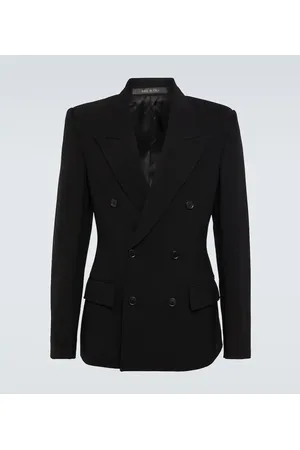 Balenciaga Blazer cruzado en mezcla de lana