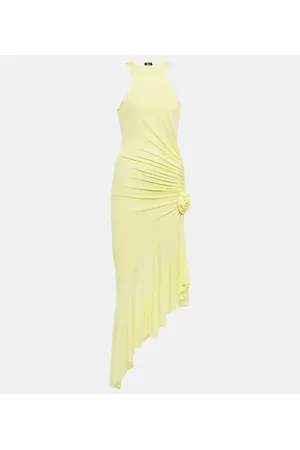 BLUMARINE Vestido de jersey con corsé fruncido