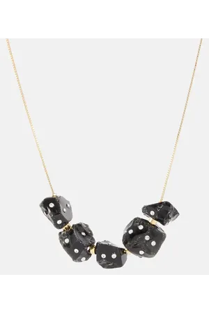 Marni Collar de latón adornado
