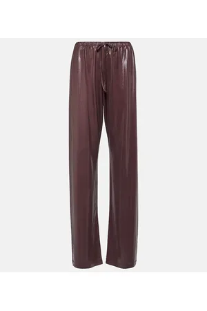DRIES VAN NOTEN Pantalones anchos de tiro alto