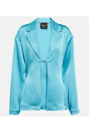 BLUMARINE Top de satén