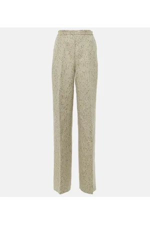 Altuzarra Pantalones Laski de mezcla de cáñamo