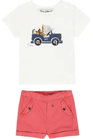 Tartine Et Chocolat Bebé - camiseta y shorts de algodón